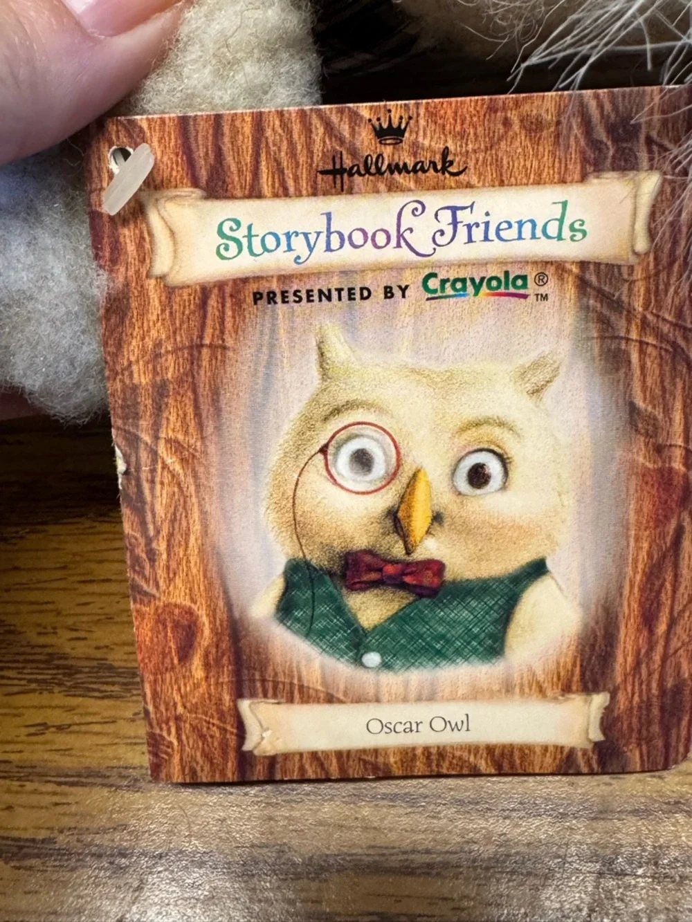 Storybook Friends Hallmark Crayola Oscar Owl Soft Plush Stuffed Animal Toy  1997